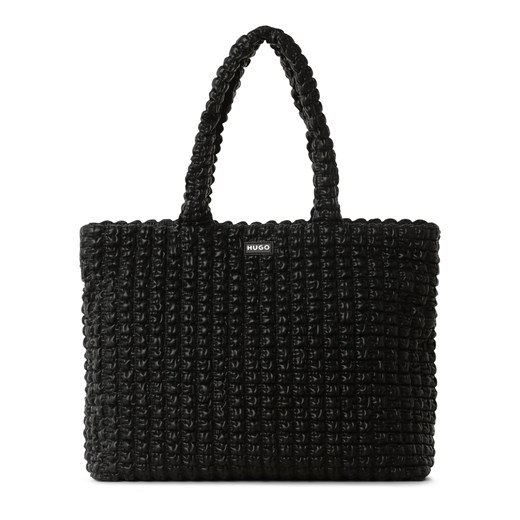 HUGO Shopper damski - Mhati Shopper Kobiety czarny jednolity ze sklepu vangraaf w kategorii Torby Shopper bag - zdjęcie 173154550