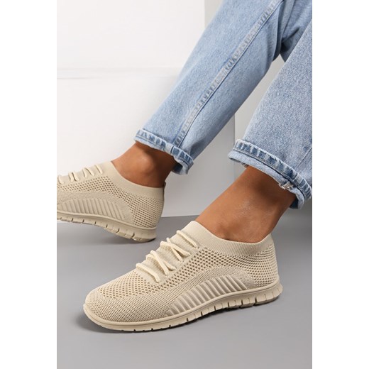 Beżowe Buty Sportowe Phalithoe ze sklepu renee.pl w kategorii Buty sportowe damskie - zdjęcie 173155320