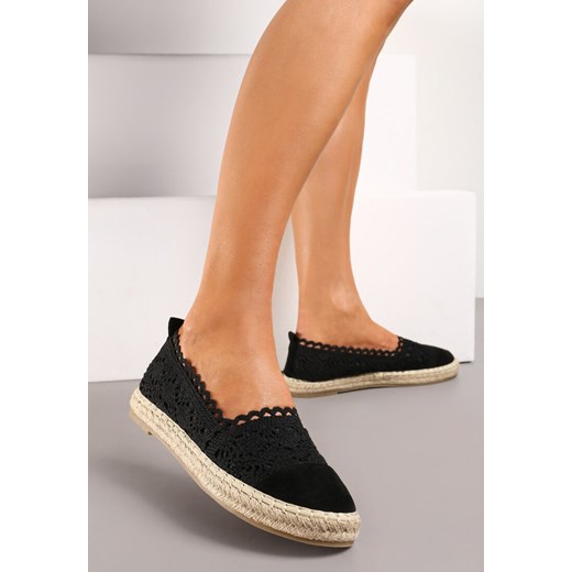 Czarne Espadryle Vylixis ze sklepu renee.pl w kategorii Espadryle damskie - zdjęcie 173155640