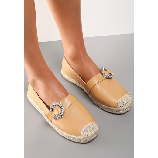 Beżowe Espadryle Auxamene ze sklepu renee.pl w kategorii Espadryle damskie - zdjęcie 173156852