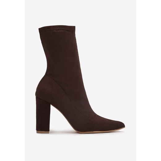 Brązowe Botki Helis Renee 40 renee.pl
