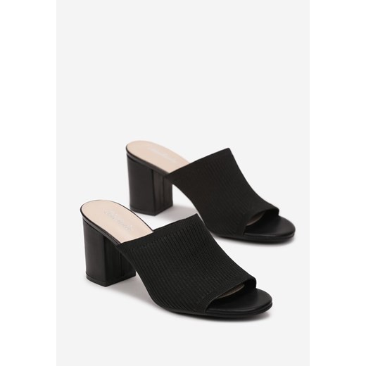 Czarne Klapki Aisa Renee 36 renee.pl