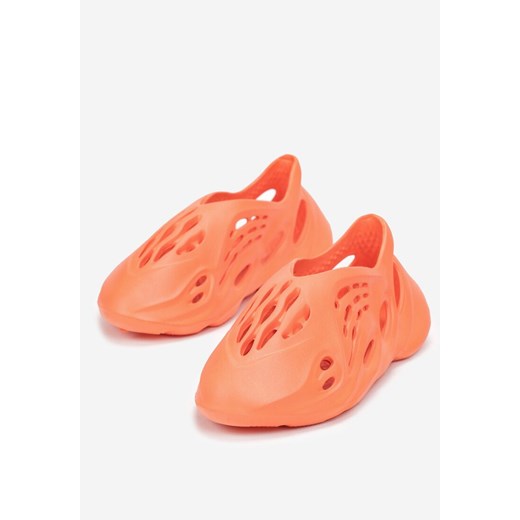 Pomarańczowe Wsuwane Sneakersy z Lekkiej Pianki z Wycięciami Bonasna Renee 39 renee.pl