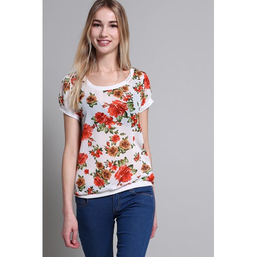 Floral half sleeve t-shirt terranova  kwiatowy