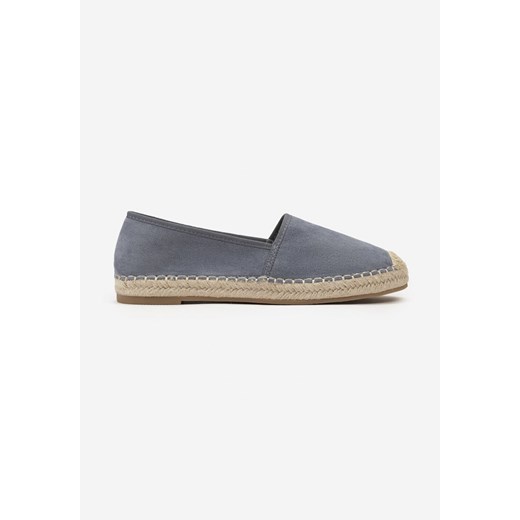 Niebieskie Płaskie Espadryle z Jutową Plecionką Lainsaria Renee 41 renee.pl