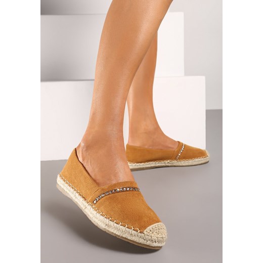 Brązowe Espadryle z Plecionym Noskiem i Podeszwą Effielle ze sklepu renee.pl w kategorii Espadryle damskie - zdjęcie 173243860