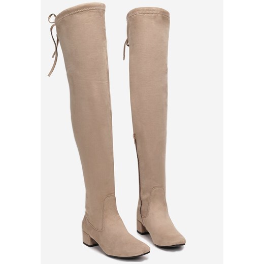 Beżowe Kozaki Genial Renee 38 renee.pl