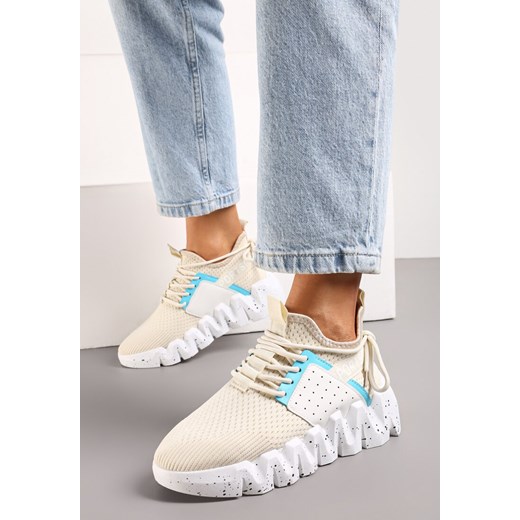 Beżowe Sneakersy Phenede ze sklepu renee.pl w kategorii Buty sportowe damskie - zdjęcie 173256444