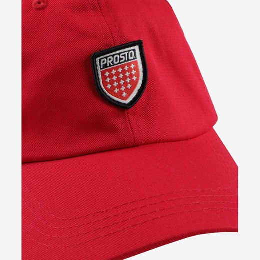 Męska czapka z daszkiem Prosto Cap Liti - czerwona okazja Sportstylestory.com