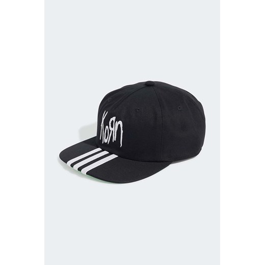 adidas Originals czapka z daszkiem bawełniana Korn Cap kolor czarny JF3139 ze sklepu PRM w kategorii Czapki z daszkiem męskie - zdjęcie 173257934