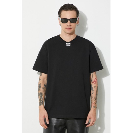 Ader Error t-shirt Langle męski kolor czarny gładki BN01SSTS0108 ze sklepu PRM w kategorii T-shirty męskie - zdjęcie 173258202