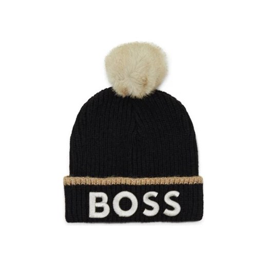 BOSS Kidswear Czapka | z dodatkiem wełny ze sklepu Gomez Fashion Store w kategorii Czapki dziecięce - zdjęcie 173259854