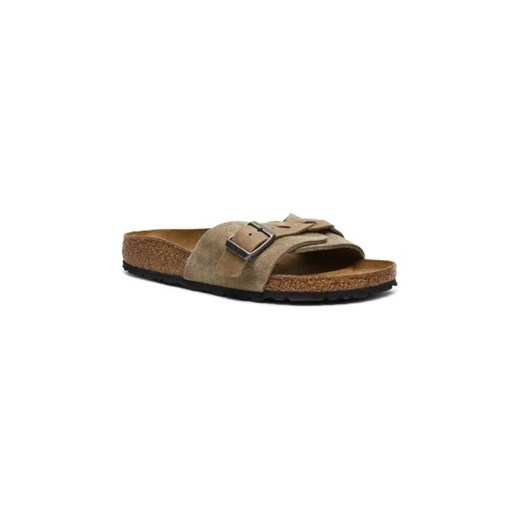 Birkenstock Skórzane klapki Oita ze sklepu Gomez Fashion Store w kategorii Klapki damskie - zdjęcie 173260951