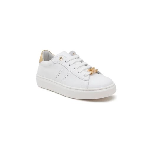 Elisabetta Franchi Skórzane sneakersy la mia bambina Elisabetta Franchi 34 wyprzedaż Gomez Fashion Store