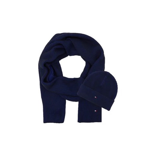 Tommy Hilfiger Szal + czapka | z dodatkiem kaszmiru ze sklepu Gomez Fashion Store w kategorii Czapki zimowe męskie - zdjęcie 173263524