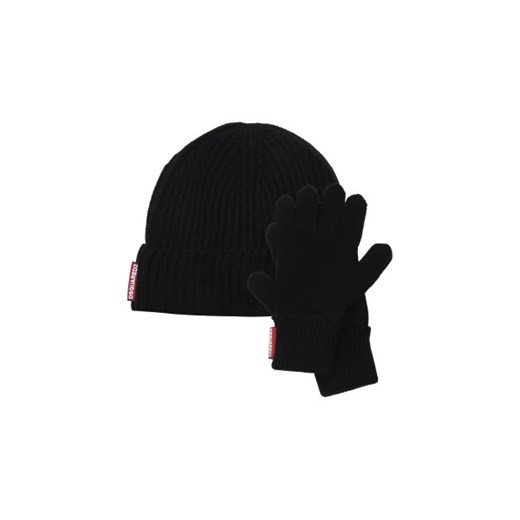 Dsquared2 Wełniana czapka + rękawiczki ze sklepu Gomez Fashion Store w kategorii Czapki zimowe męskie - zdjęcie 173264631