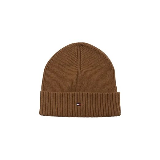Tommy Hilfiger Czapka ESSENTIAL FLAG | z dodatkiem kaszmiru Tommy Hilfiger One Size okazja Gomez Fashion Store