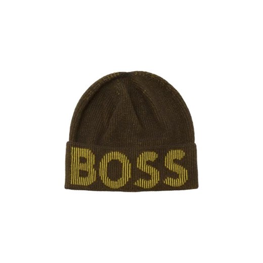 BOSS BLACK Czapka Lamico | z dodatkiem wełny ze sklepu Gomez Fashion Store w kategorii Czapki zimowe męskie - zdjęcie 173265142