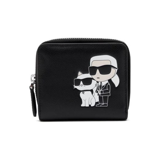 Karl Lagerfeld Skórzany portfel k/ikonik 2.0 Karl Lagerfeld One Size promocja Gomez Fashion Store