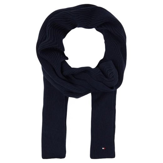 Tommy Hilfiger Szal ESSENTIAL FLAG SCARF | z dodatkiem kaszmiru ze sklepu Gomez Fashion Store w kategorii Szaliki i chusty damskie - zdjęcie 173272571