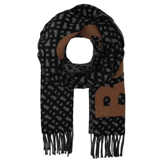 BOSS BLACK Dwustronny szal Tanay | z dodatkiem wełny ze sklepu Gomez Fashion Store w kategorii Szaliki męskie - zdjęcie 173273973