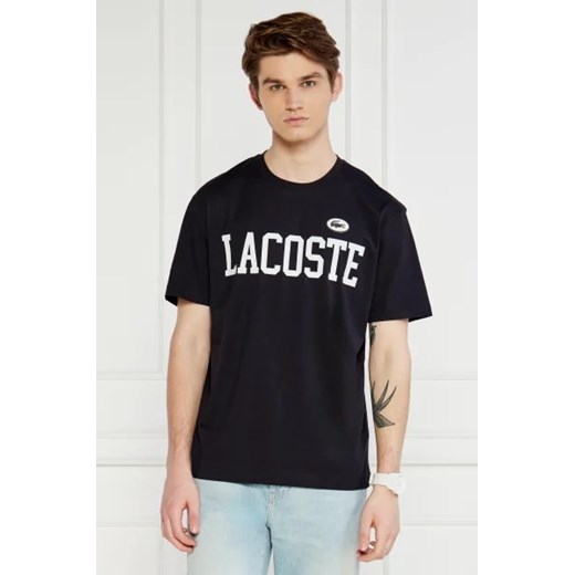 T-shirt męski Lacoste bawełniany z krótkimi rękawami