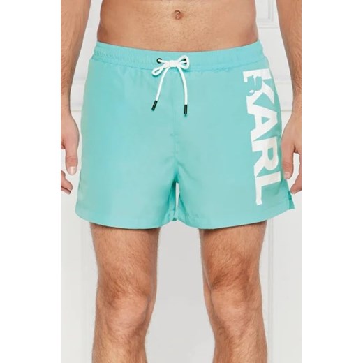 Karl Lagerfeld Szorty kąpielowe karl logo | Regular Fit ze sklepu Gomez Fashion Store w kategorii Kąpielówki - zdjęcie 173275563