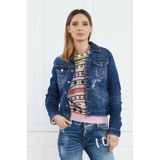 Dsquared2 Kurtka jeansowa | Regular Fit ze sklepu Gomez Fashion Store w kategorii Kurtki damskie - zdjęcie 173276110