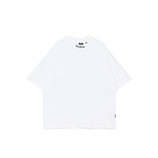 Cropp - Biały t-shirt z nadrukiem i naszywką - biały ze sklepu Cropp w kategorii T-shirty męskie - zdjęcie 173276881