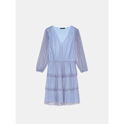 Mohito - Niebieska sukienka mini - błękitny ze sklepu Mohito w kategorii Sukienki - zdjęcie 173276943
