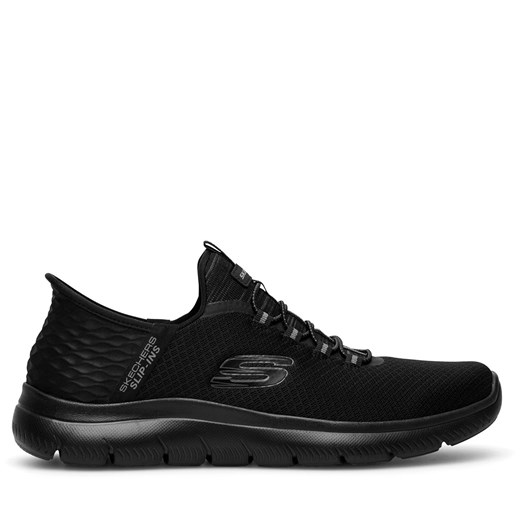 Sneakersy Skechers SUMMITS SLIP INS 232457 BBK Czarny ze sklepu eobuwie.pl w kategorii Buty sportowe męskie - zdjęcie 173278041