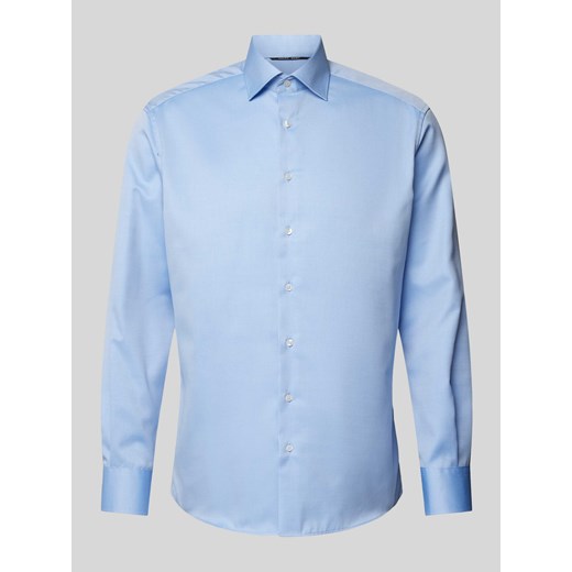 Koszula biznesowa o kroju regular fit z Uni Solid ze sklepu Peek&Cloppenburg  w kategorii Koszule męskie - zdjęcie 173278742