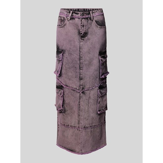 Spódnica jeansowa z 5 kieszeniami model ‘VORTEX’ ze sklepu Peek&Cloppenburg  w kategorii Spódnice - zdjęcie 173278754