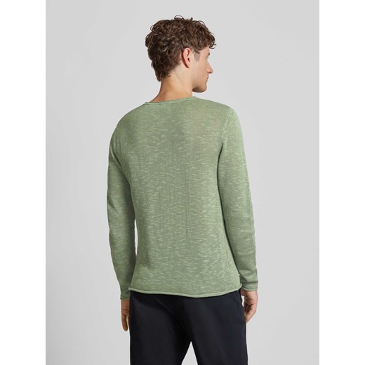 Sweter z dzianiny z fakturowanym wzorem XL Peek&Cloppenburg 
