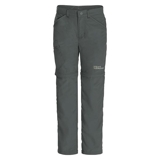 Jack Wolfskin Spodnie funkcyjne zipp-off &quot;Safari&quot; w kolorze zielonym ze sklepu Limango Polska w kategorii Spodnie dziewczęce - zdjęcie 173279234