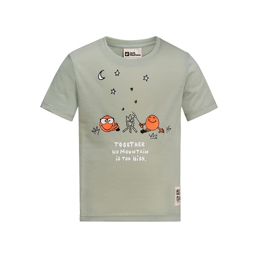 Jack Wolfskin Koszulka funkcyjna &quot;Smiley World&quot; w kolorze turkusowym ze sklepu Limango Polska w kategorii T-shirty chłopięce - zdjęcie 173279253