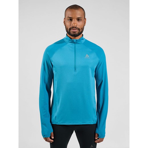 Odlo Koszulka &quot;Zeroweight&quot; w kolorze niebieskim do biegania ze sklepu Limango Polska w kategorii T-shirty męskie - zdjęcie 173279423
