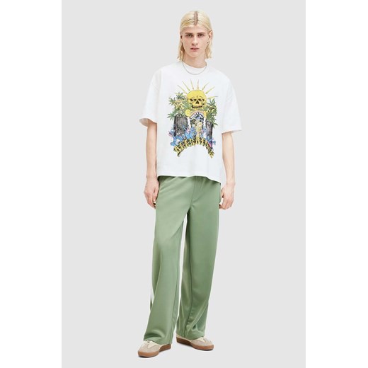 T-shirt męski AllSaints z krótkim rękawem biały 