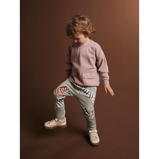 Reserved - Bawełniane legginsy - jasnozielony ze sklepu Reserved w kategorii Legginsy niemowlęce - zdjęcie 173281241