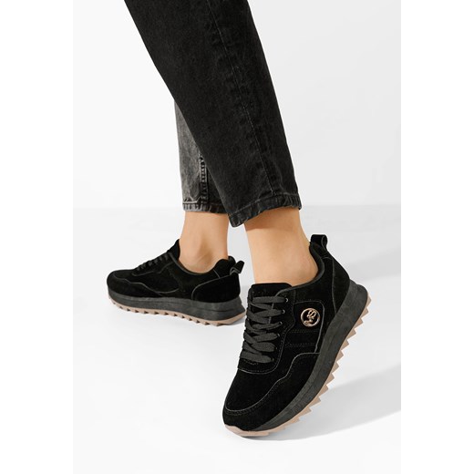 Czarne sneakersy damskie Isobella V2 ze sklepu Zapatos w kategorii Buty sportowe damskie - zdjęcie 173281570