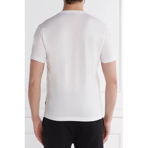 T-shirt męski biały BOSS HUGO z krótkim rękawem