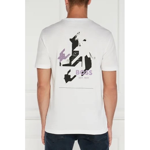 BOSS HUGO t-shirt męski z krótkim rękawem casualowy