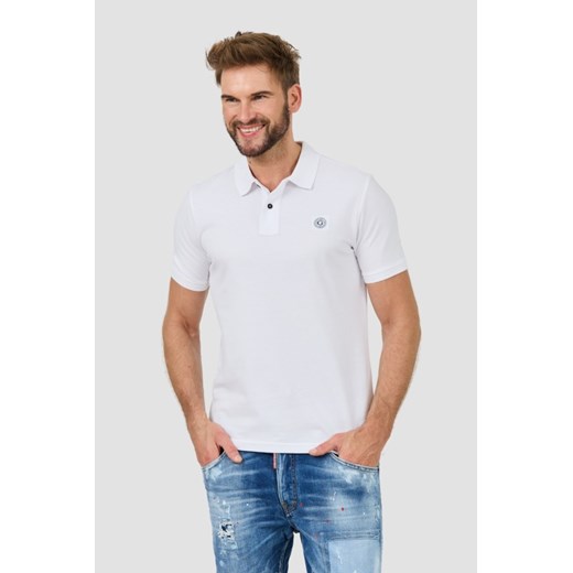 GUESS Białe polo Washed, Wybierz rozmiar XL ze sklepu outfit.pl w kategorii T-shirty męskie - zdjęcie 173284264
