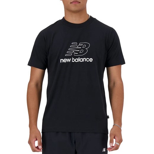 Koszulka New Balance MT41906BK - czarna ze sklepu streetstyle24.pl w kategorii T-shirty męskie - zdjęcie 173286522
