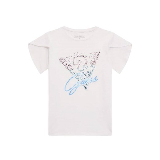 t-shirt dziecięcy guess j4gi02 k6yw4 g011 biały ze sklepu Royal Shop w kategorii Bluzki dziewczęce - zdjęcie 173288481