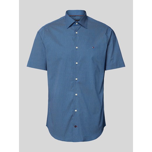 Koszula biznesowa o kroju regular fit ze wzorem na całej powierzchni ze sklepu Peek&Cloppenburg  w kategorii Koszule męskie - zdjęcie 173288892