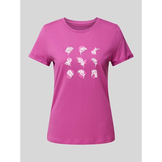 T-shirt z okrągłym dekoltem ze sklepu Peek&Cloppenburg  w kategorii Bluzki damskie - zdjęcie 173288964