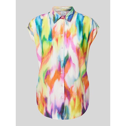 Top bluzkowy ze wzorem na całej powierzchni model ‘Multi Aquarell’ ze sklepu Peek&Cloppenburg  w kategorii Bluzki damskie - zdjęcie 173289050