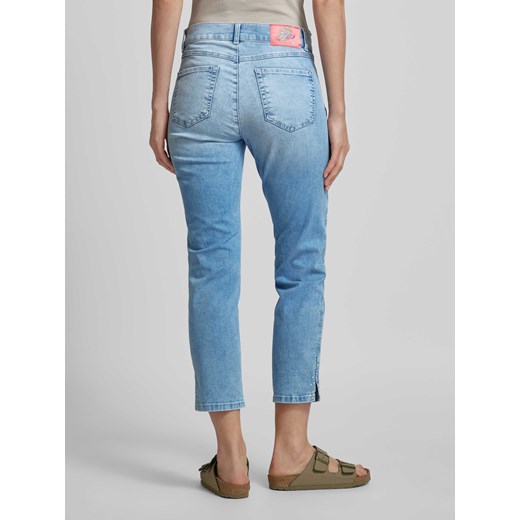 Jeansy z prostą nogawką o skróconym kroju model ‘Cici’ 42 Peek&Cloppenburg 
