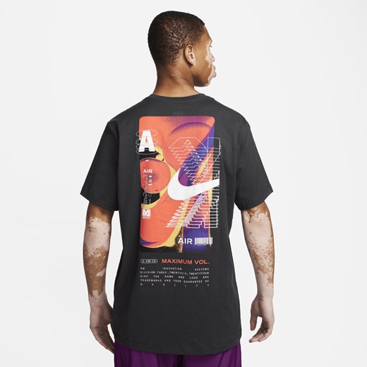 Męski T-shirt z półokrągłym dekoltem Nike Sportswear - Szary Nike XXL Nike poland